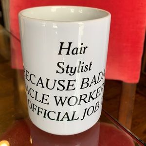 Hair stylist mug